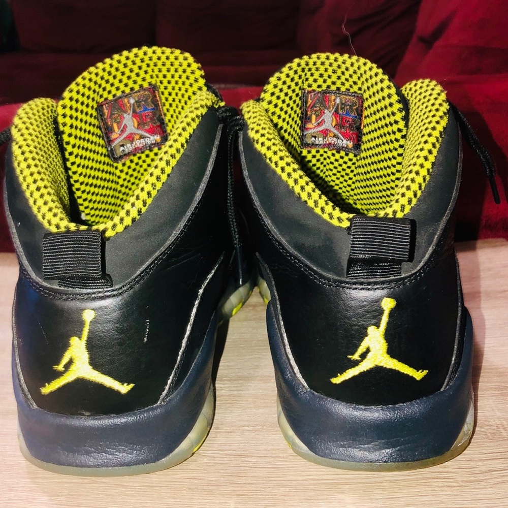 Retro 10 retro venom Blk/green size 8.5 - Picture 5 of 7